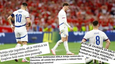 Slika od Srpski mediji nakon ispadanja s Eura: ‘Sanjat ćemo milimetre i Engleze koji nam nisu pomogli’
