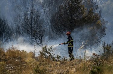 Slika od U Raslini buknuo požar na otvorenom prostoru: Na intervenciju izašlo osam vatrogasaca s tri vozila