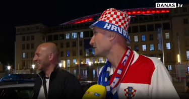 Slika od Urnebesna snimka hrvatskog navijača. Netko mu je viknuo ‘Italija’, evo kako je reagirao: ‘Marš je*em ti…’