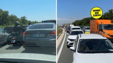 Slika od VIDEO Kaos na autocestama: ‘Na putu smo za Krk, kolona je 10 km. Ljudi ulaze u krivi smjer’