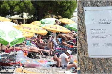 Slika od 4 EURA! Beach bar na Jadranu naplaćuje mjesto za ostavljanje ručnika, gosti u šoku. Iz bara kažu: ‘Možemo naplatiti i zrak’