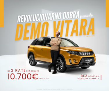 Slika od Demo Vitara na dvije rate, bez kamata: kao novo, a dosta povoljnije, evo kako možete uštedjeti gotovo 2000 eura