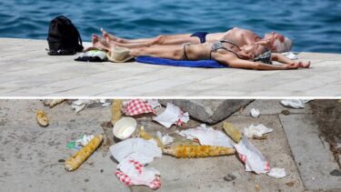 Slika od FOTO Đir po Zadru: Na ulicama smeće, turisti se sunčaju na rivi