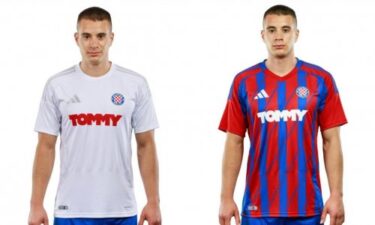 Slika od Hajduk predstavio dresove za novu sezonu; poznata je i cijena
