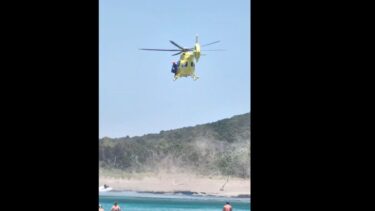 Slika od Helikopter na otoku Iloviku spašavao muškarca kojeg je ubola osa