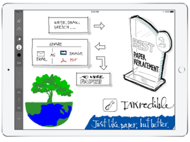 Slika od INKredible – digitalna bilježnica s odličnom podrškom za pisanje stylus olovkama