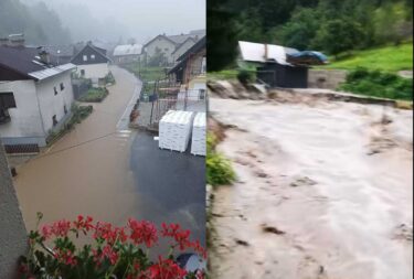 Slika od Kaos u Sloveniji zbog strašne oluje: Klizište zatrpalo čovjeka, ‘rijeke’ teku ulicama i cestama