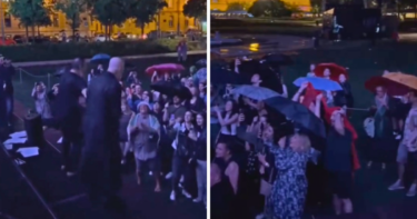 Slika od Kiša prekinula Urbanov koncert u Zagrebu, on se vratio na binu i pjevao s publikom