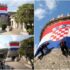 Slika od Na kulu na Trsatskom kaštelu postavljena zastava Republike Hrvatske