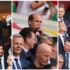 Slika od Princ William na utakmici Engleske i Švicarske: Njegove grimase nasmijale su mnoge