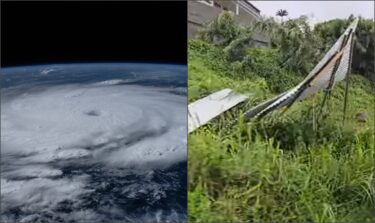 Slika od Razoran uragan snimljen iz svemira: Pogledajte stravične razmjere štete, ima i mrtvih
