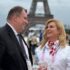 Slika od Romantika prije Olimpijskih igara! Kolinda i njezin suprug pozirali ispred Eiffelovog tornja