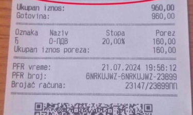 Slika od Srbi se žale na cijene u Hrvatskoj, a evo što se naplaćuje kod njih: ‘Za ovo 4 eura?’