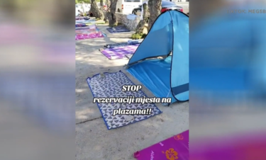 Slika od Turistima kazne i do 260 eura: Načelnik Tribunja onima koji rezerviraju plaže ručnicima šalje uplatnicu