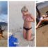 Slika od VIDEO: Bježalo se, skakalo, ronilo, letjelo, padalo: pogledajte dogodovštine na plaži koje će vas nasmijati