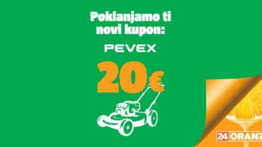 Slika od Darujemo Pevex kupon od 20 € uz kupnju godišnjeg Oranža za 7€!