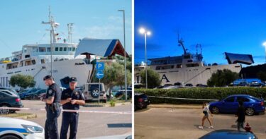 Slika od Poginula tri pomorca, cijela posada će biti zamijenjena. “Udar je zatresao kuće”