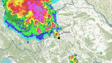 Slika od Pogledajte oluju koja ide prema Hrvatskoj, stiže iz Slovenije