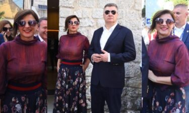 Slika od Stajling Sanje Musić Milanović je elegantan, ali i malo čudan izbor za ljetne temperature