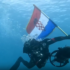 Slika od U čast braniteljima s hrvatskom zastavom zaronili u morske dubine: ‘Moramo isticati barjak’