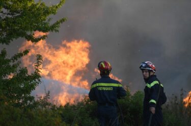 Slika od Vatrogasci iz Zadra i Zadarske županije upućeni na gašenje velikog požara na području Žrnovnice