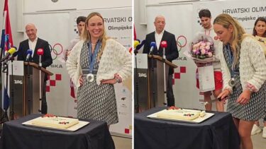 Slika od VIDEO Donna sletjela u Zagreb i dobila posebnu tortu: Tek sam danas svjesna da imam medalju
