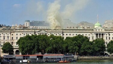 Slika od VIDEO Požar u povijesnoj zgradi u središtu Londona