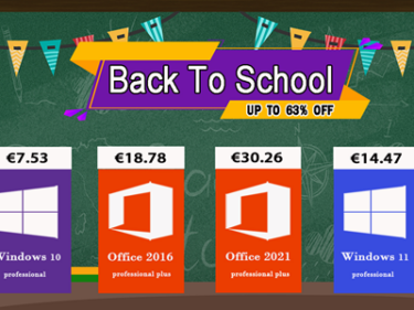 Slika od Back to school ponuda softvera – Office paket samo 18,78 €, Windows 10 Pro 7,53 €