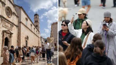 Slika od FOTO U Dubrovniku ljeto, a u Puli se šeta u jaknama: Neki su glave pokrili zimskim kapama…