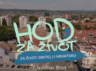 Slika od Hod za život danas u Slavonskom Brodu: Okupljanje u 17h