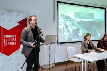 Slika od Izlaganje predstavnika Tvrđave kulture na završnoj konferenciji projekta 3D Sebenico