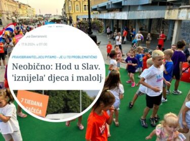 Slika od Lokalni portal problematizira pojavu djece na brodskom Hodu za život, javila se i pravobraniteljica