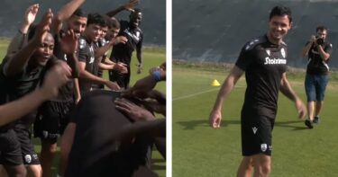 Slika od Lovren nije uspio izbjeći PAOK-ov ritual. Pogledajte snimku s prvog treninga