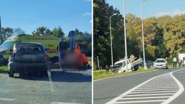 Slika od Nesreća u Bjelovaru: Sudarili su se kombi i auto, ima ozlijeđenih