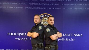 Slika od Splitski policajci Mario i Ante uočili dim i brzom reakcijom su spriječili pravu katastrofu