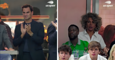 Slika od Urnebesna razlika: Kako Roger Federer prati meč na US Openu, a kako Kevin Hart