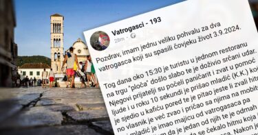 Slika od Vatrogasci na Hvaru spasili život turistu: “Da nije bilo njih, ne bi mu bilo spasa”