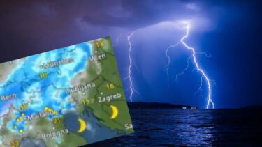 Slika od Veliki oblak prijeti Hrvatskoj, a meteorolozi tvrde: Nadamo se da se predviđanja neće ostvariti