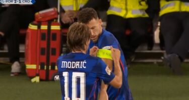 Slika od VIDEO Modrić izlazeći iz igre dao kapetansku traku Perišiću