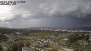 Slika od Zastrašujuće i impresivno, ovo se nadvilo nad Zagrebom: ‘Auto je odvezen u podzemnu, za svaki slučaj’