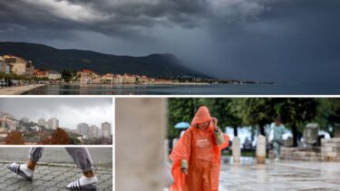 Slika od DHMZ najavio obilne kiše, ali i bujice; Stigla su i upozorenja zbog visokih vodostaja rijeka