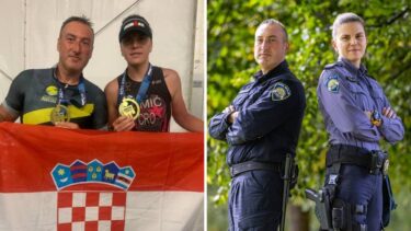 Slika od Ironman policajci Nives i Mario završili su triatlon utrku: ‘Budili smo se u 3 ujutro da bi trenirali’