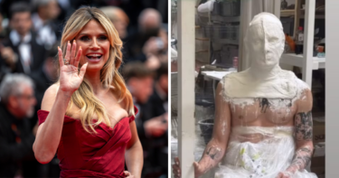 Slika od Kraljica Halloweena Heidi Klum pokazala dio svojeg ovogodišnjeg kostima