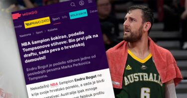 Slika od NBA prvak hrvatskog porijekla podijelio Thompsonove stihove. Srbi šokirani