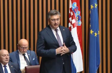 Slika od Premijer Plenković u Saboru podnosi godišnje izvješće Vlade