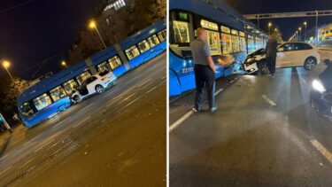 Slika od Zagreb: Auto udario u tramvaj